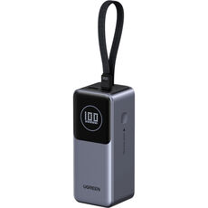 Внешний аккумулятор Power Bank UGREEN 20000 mAh 130W PB723 с встроенным кабелем серый Внешний аккумулятор Power Bank UGREEN 20000 mAh 130W PB723 с встроенным кабелем серый