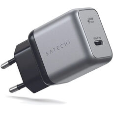 Сетевое зарядное устройство Satechi 30W USB-C GaN Wall Charger. Цвет: серый космос Сетевое зарядное устройство Satechi 30W USB-C GaN Wall Charger. Цвет: серый космос