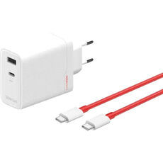 ������� �������� ���������� OnePlus Supervooc 120W Dual Ports GaN Pover Kit USB + Type-C (EU) + ������