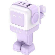 ������� �������� ���������� UGREEN 65W 2*Type-C/USB Robot GaN Purple (����������)