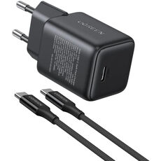 ������� �������� ���������� UGREEN X513 (65012) 30W USB-C GaN Fast Charger � ������� USB-C-USB-C 1� ������